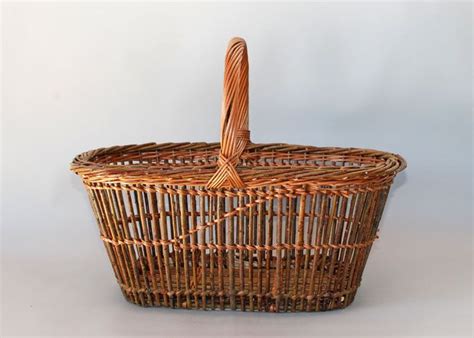 Oval Fitched Shopper Willow Baskets By Katherine Lewis Basket