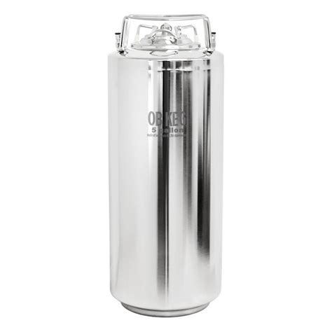 Obkeg New Gallon Ball Lock Keg With Dual Metal Handles