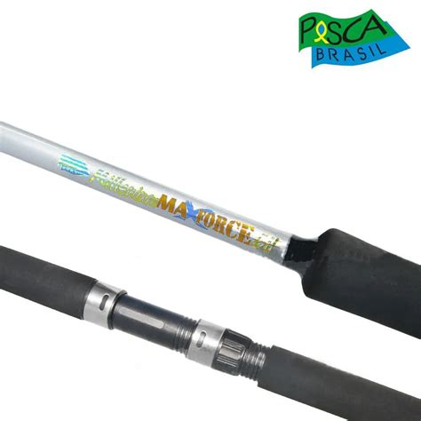 Vara Para Molinete Pesca Brasil Millenium Max Force GII 6 3 1 90m 80