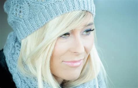 Wallpaper Girl Look Blonde Smile Lips Hat Face Eyes Eyelashes Nose Scarf Lipstick