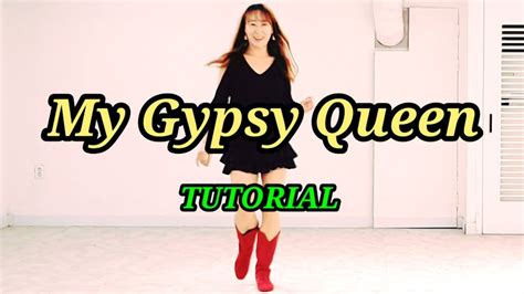 My Gypsy Queen Tutorial 설명영상 Improver line dance YouTube