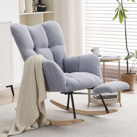 Fauteuil Bascule Allaitement Scandinave X X Cm Rocking Chair