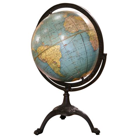 Cram World Globe On Wood Floor Stand At 1stdibs World Globe On Wooden