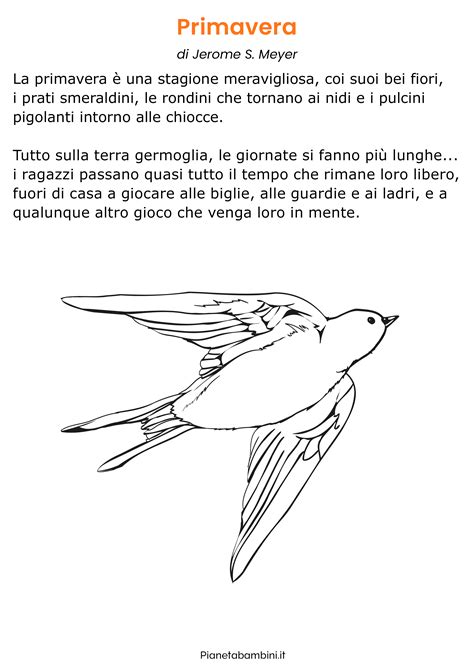 Dettati Sulla Primavera Per La Scuola Primaria PianetaBambini It