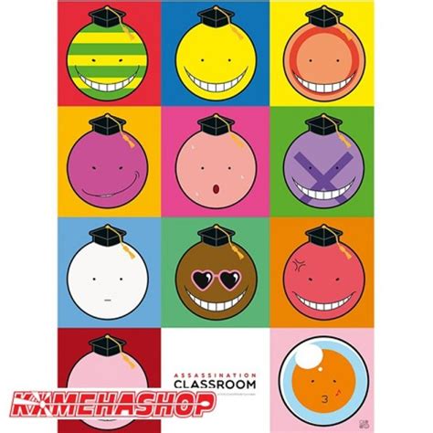 Poster Assassination Classroom Koro Faces