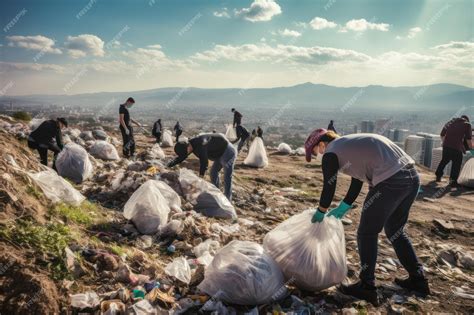 Premium Ai Image Collective Responsibility In Waste Management