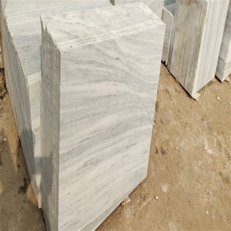 White Dharmeta Marble Slab Flooring Thickness 15 20 Mm At Rs 30