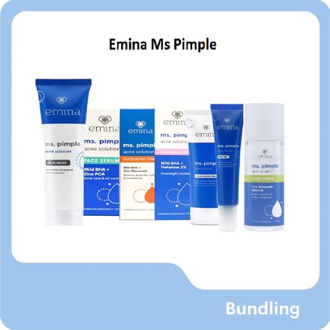 Jual Emina Ms Pimple Pack Isi 7 Toner 100 Ml Paket Perawatan