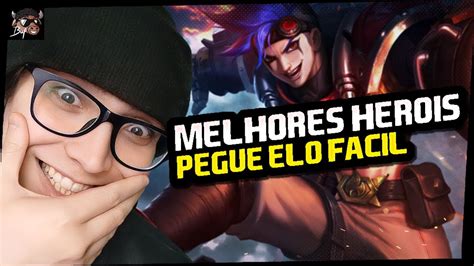 MELHORES HEROIS PARA SUBIR DE ELO AINDA ESSA TEMPORADA Mobile Legends