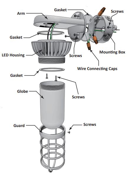 Gas Station Vapor Tight Light