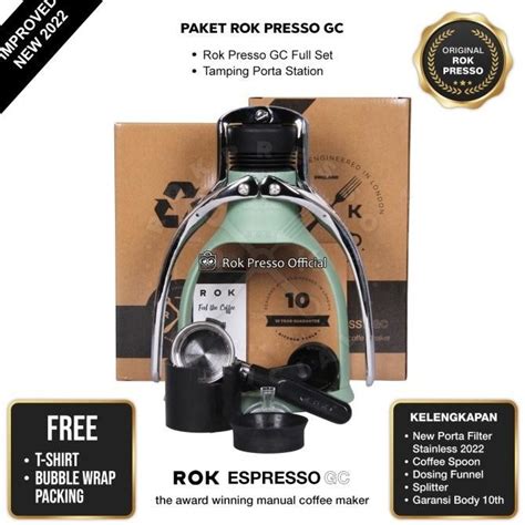 Jual New Rok Presso Gc Manual Espresso Coffee Maker 100 Original