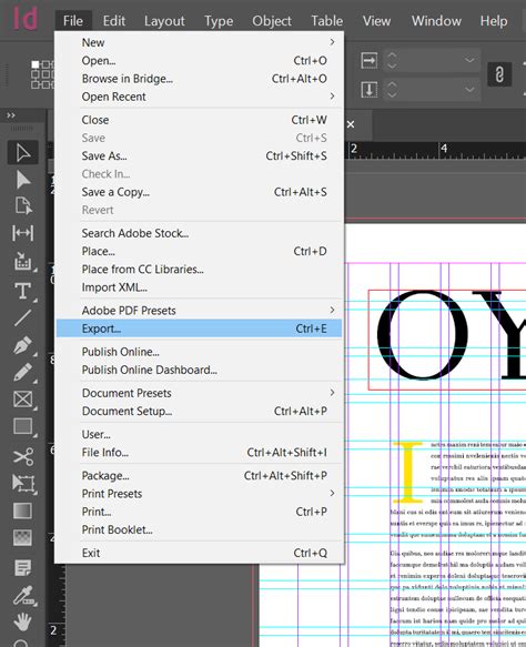 How To Export A Pdf From Indesign Indesign Skills