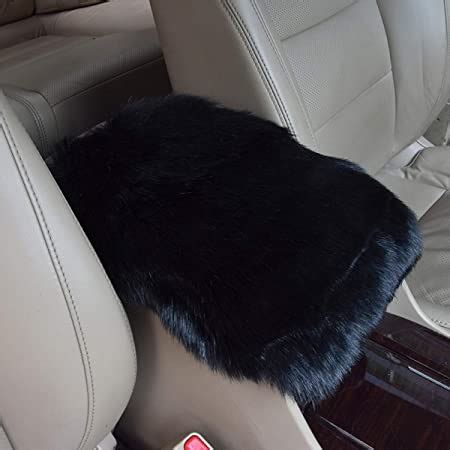 Amazon Dotesy Auto Center Console Armrest Pad Australian Sheepskin