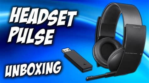 Unboxing Sony Pulse Headset 7 1 Wireless Ps3 Pc Playstation 3