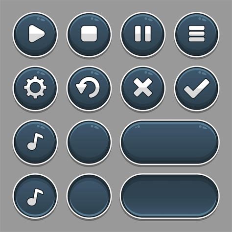 settings button vectors illustrations    freepik