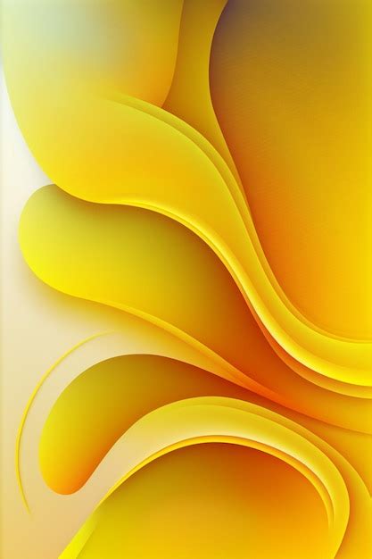 Premium Photo | A yellow background with a wavy design that says'yellow