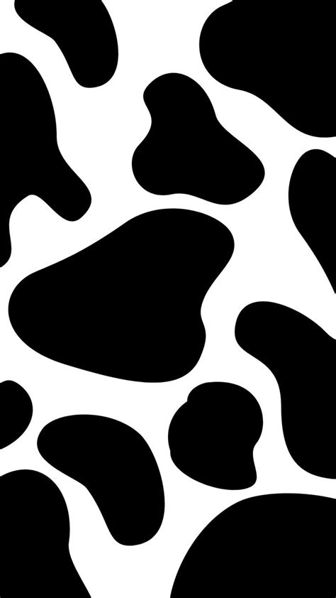 Cow Print Phone Wallpaper🐮 | Cow print wallpaper, Cow wallpaper, Black ...