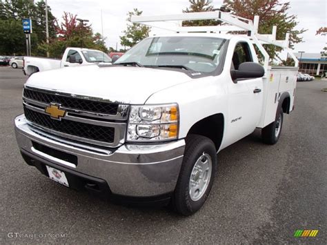 2014 Summit White Chevrolet Silverado 2500hd Wt Regular Cab 4x4 Utility