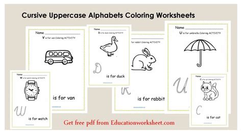 Alphabet Coloring - Education Worksheet