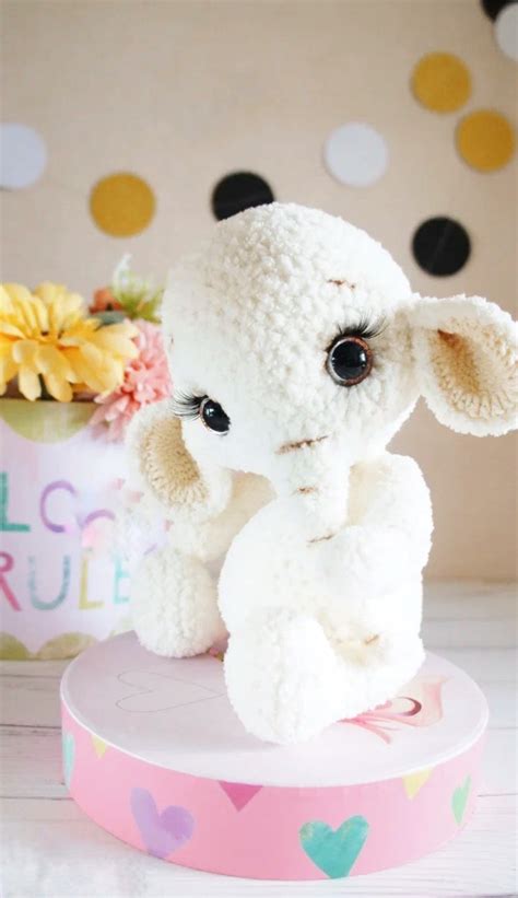 Elli the Baby Elephant Crochet Pattern - printable PDF - Amigurumi ...