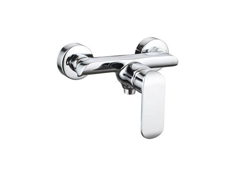 Cold And Hot Water Bathroom Shower Faucet Mixer Wall Mounted Chromed