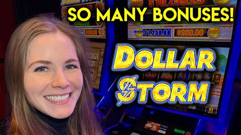 So Many Bonuses Dollar Storm Slot Machine Youtube