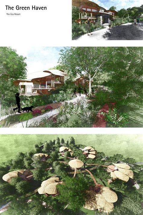 Riverine Eco Retreat Concept Art Project