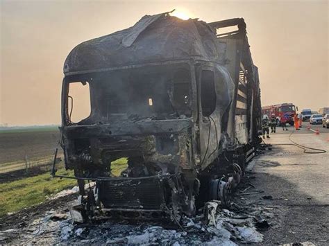 PU BRODSKO POSAVSKA Požar teretnog automobila na A3 kod Nove Gradiške