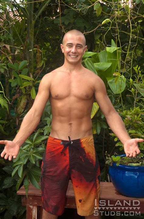 Brett Hung Hungarian Hawaiian Surfer Pumps Up Outdoors