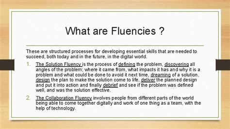 Elements Of Digtial Citizenship The Fluencies Digital