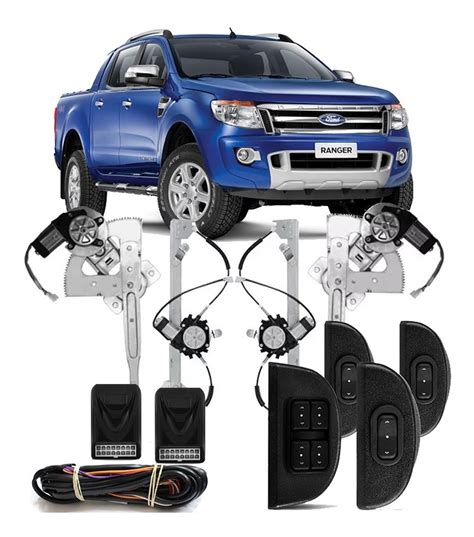 Kit Vidro Elétrico Ranger Novo 2012 A 2015 4 Pts Completo R 528 05