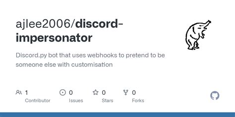 Github Ajlee2006 Discord Impersonator Discord Py Bot That Uses