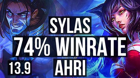 Sylas Vs Ahri Mid Winrate Quadra Legendary Kr Challenger