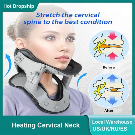 Calefacci N De Tracci N Cervical Compresa Caliente Ajustable Para El