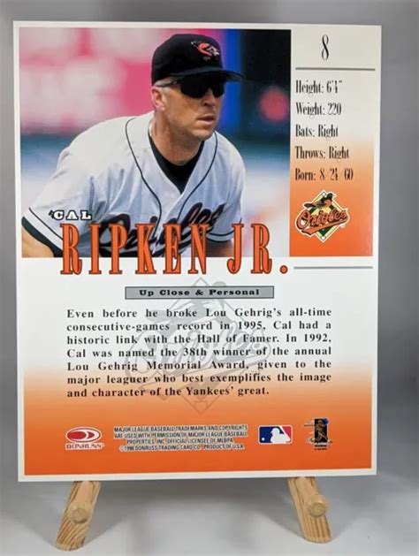 Donruss Carte Collectionner X Cal Ripken Jr