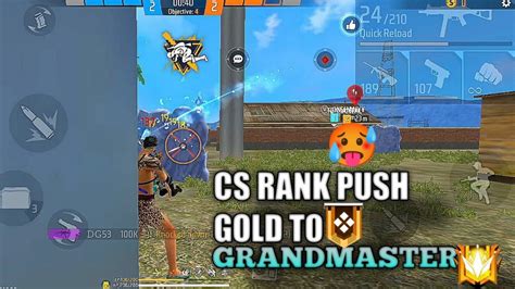 Super Fast⚡gold To Grandmaster In 8 Hours 🥵🤯 Clash Squad Rank Push🤯🔥