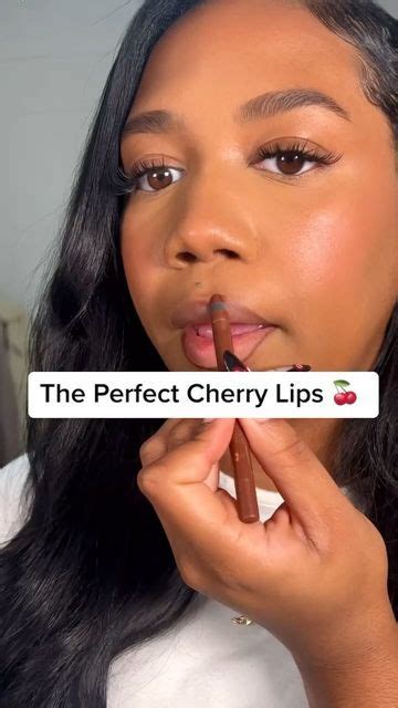 Cherry Cola Cherry Red Lip Tutorial Cherry Lips Make Up Inspo