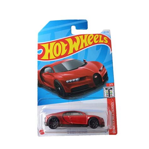 Hot Wheels Mattel Chiron Red Quarter Mile