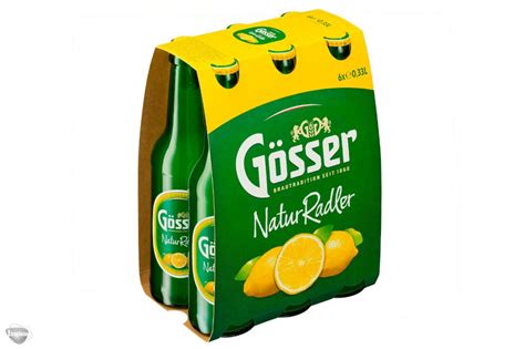 Gösser Natur Radler Zitrone 6x0 33l Eberlein Shop Anlieferung in