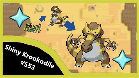 Live Shiny Krookodile From Sandile After 7 916 Random Encounters