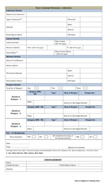 Fillable Online Nalanda Bih Nic Form Licensee Particulars