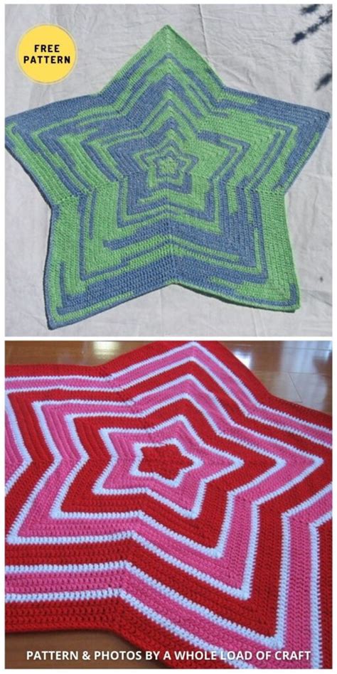 9 Best Crochet Star Shaped Blanket Patterns The Yarn Crew