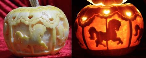 Carousel Creative Pumpkin Carving Pumpkin Carving Designs Scary