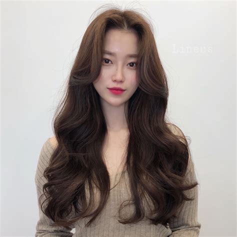 30 Korean Curtain Bangs Ideas That Will Refresh Your Look Korean Long Hair Korean Wavy Hair