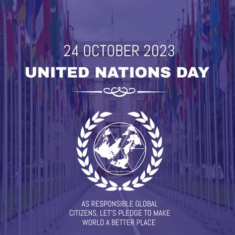 United Nations Day Template Postermywall