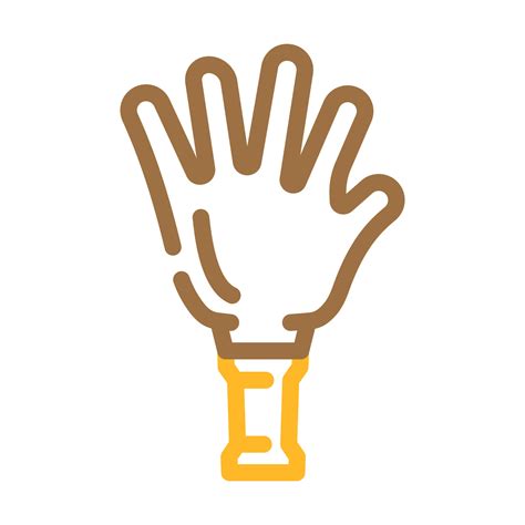 Clapper Fan Accessory Color Icon Vector Illustration 17315368 Vector