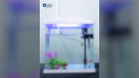 YEE Ecological Fish Tank Glass Tank With Led Lights And Pump Feeding