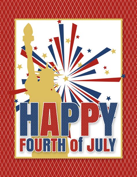 July 4th Closed Sign Template Printable