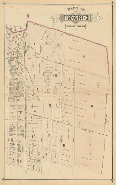 Hackensack New Jersey 1876 Replica Or Genuine Original Etsy