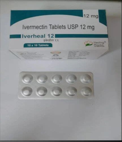 12mg Iverheal Ivermectin Tablet USP At Rs 400 Strip Of 10 Tablets